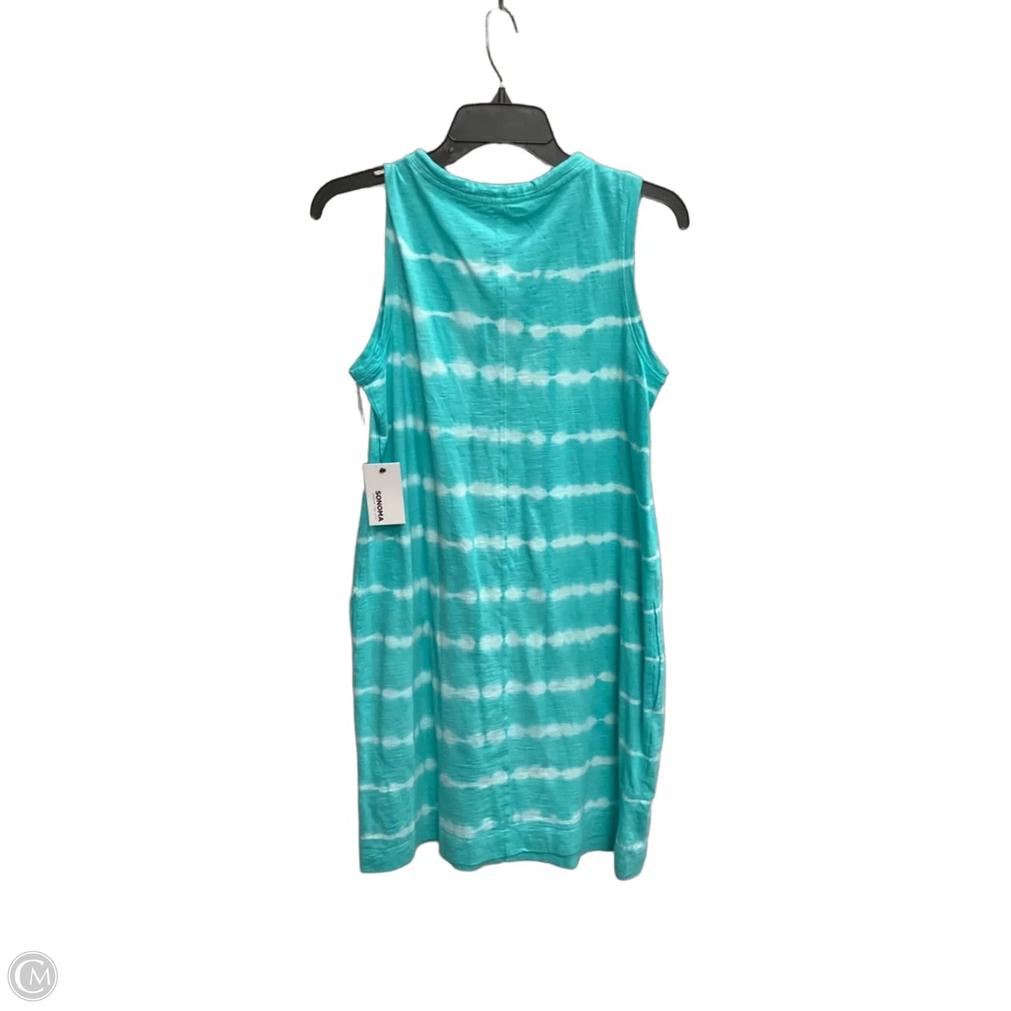 Dress Casual Midi By Sonoma In Teal, Size: L
