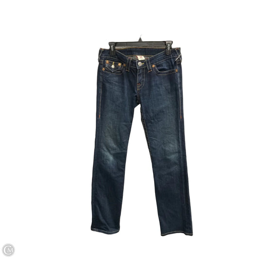 Jeans Boot Cut By True Religion In Blue Denim, Size: 6