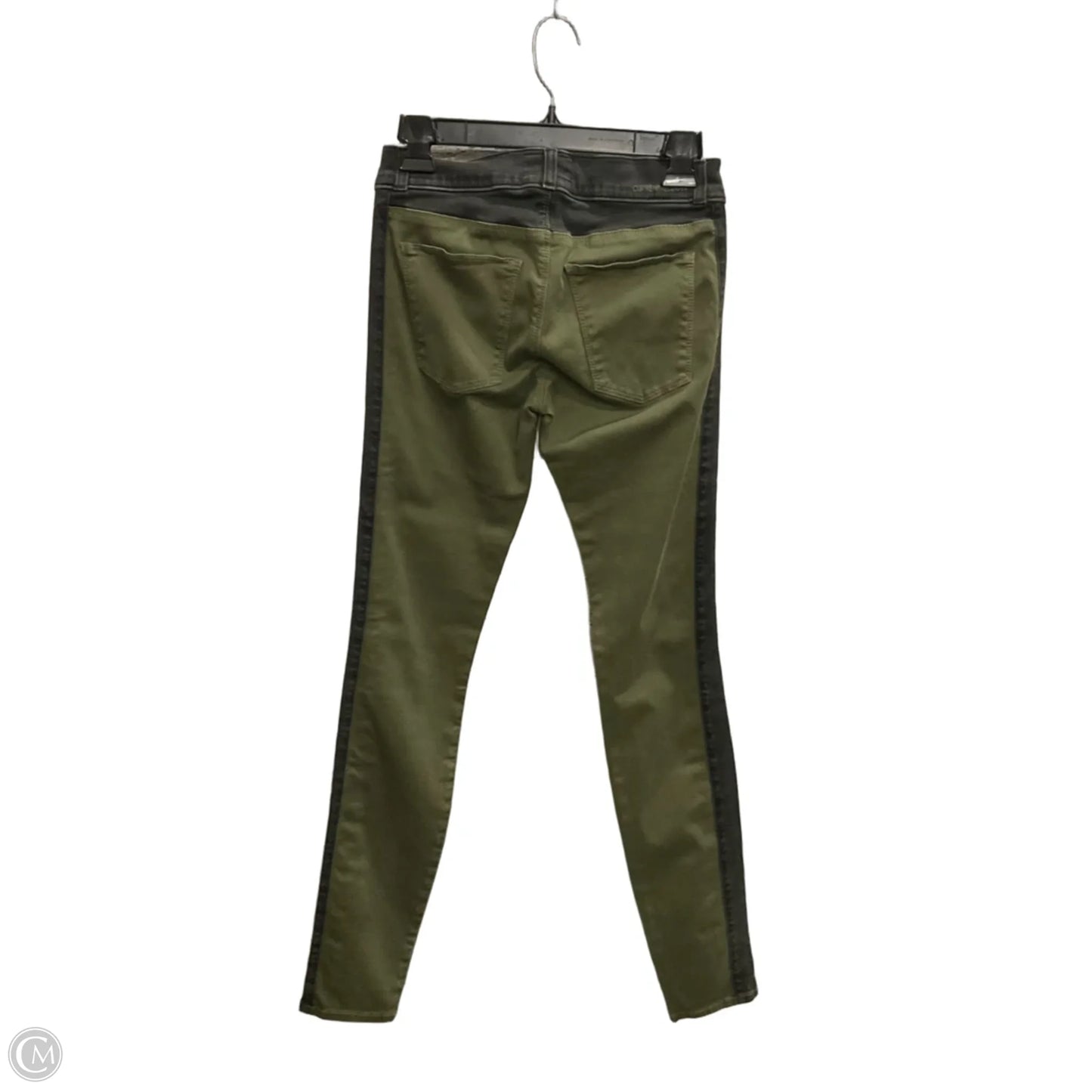 Jeans Skinny By Current/elliott In Green, Size: 0