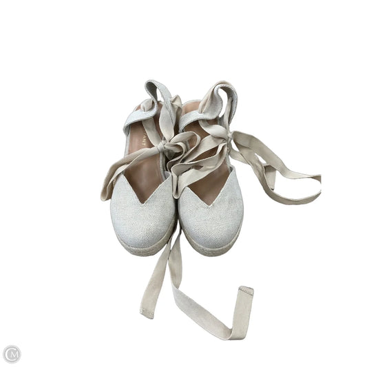 Shoes Heels Wedge By Lane Bryant In Tan, Size: 8