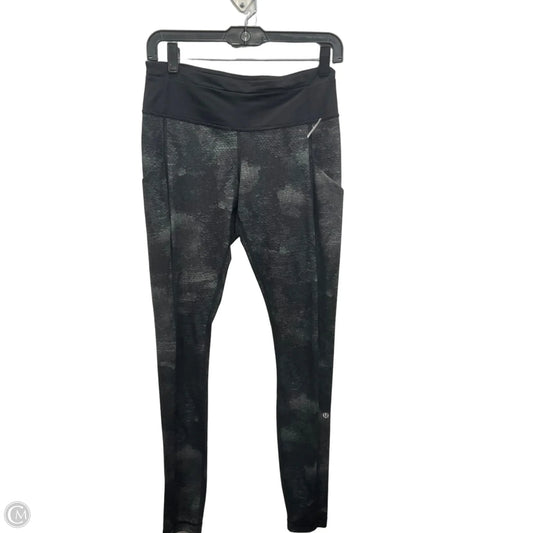 Athletic Leggings By Lululemon In Grey, Size: S