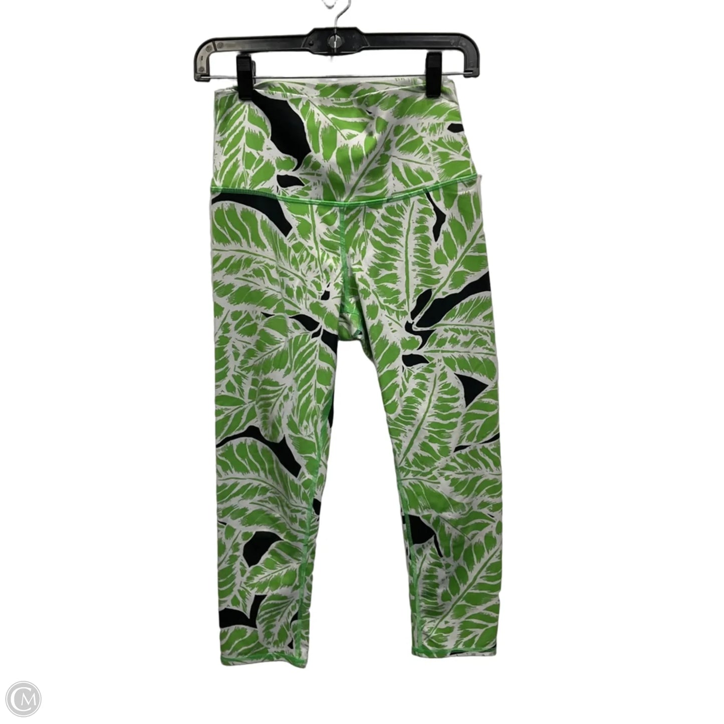 Athletic Leggings By Alo In Green, Size: S