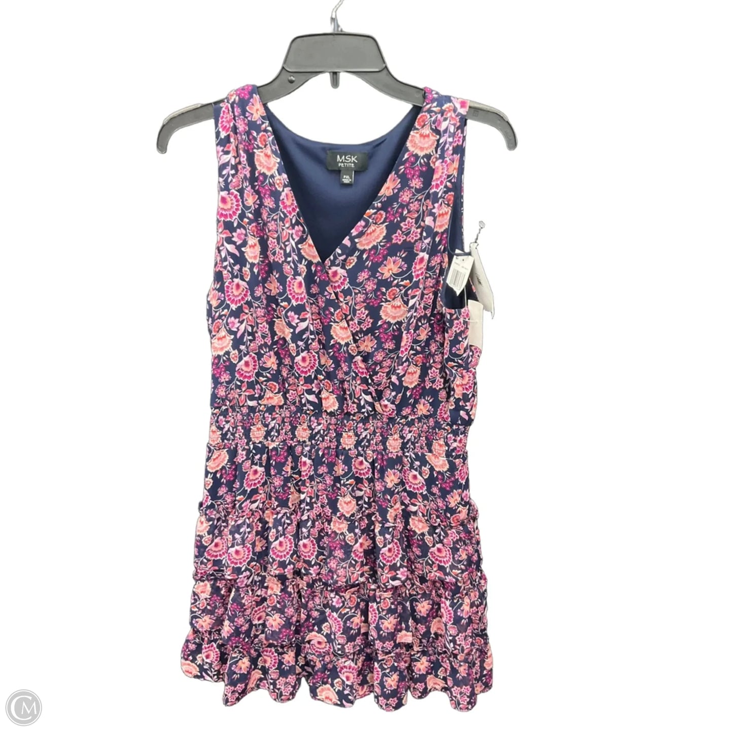 Dress Casual Short By Msk In Floral Print, Size: Xlp