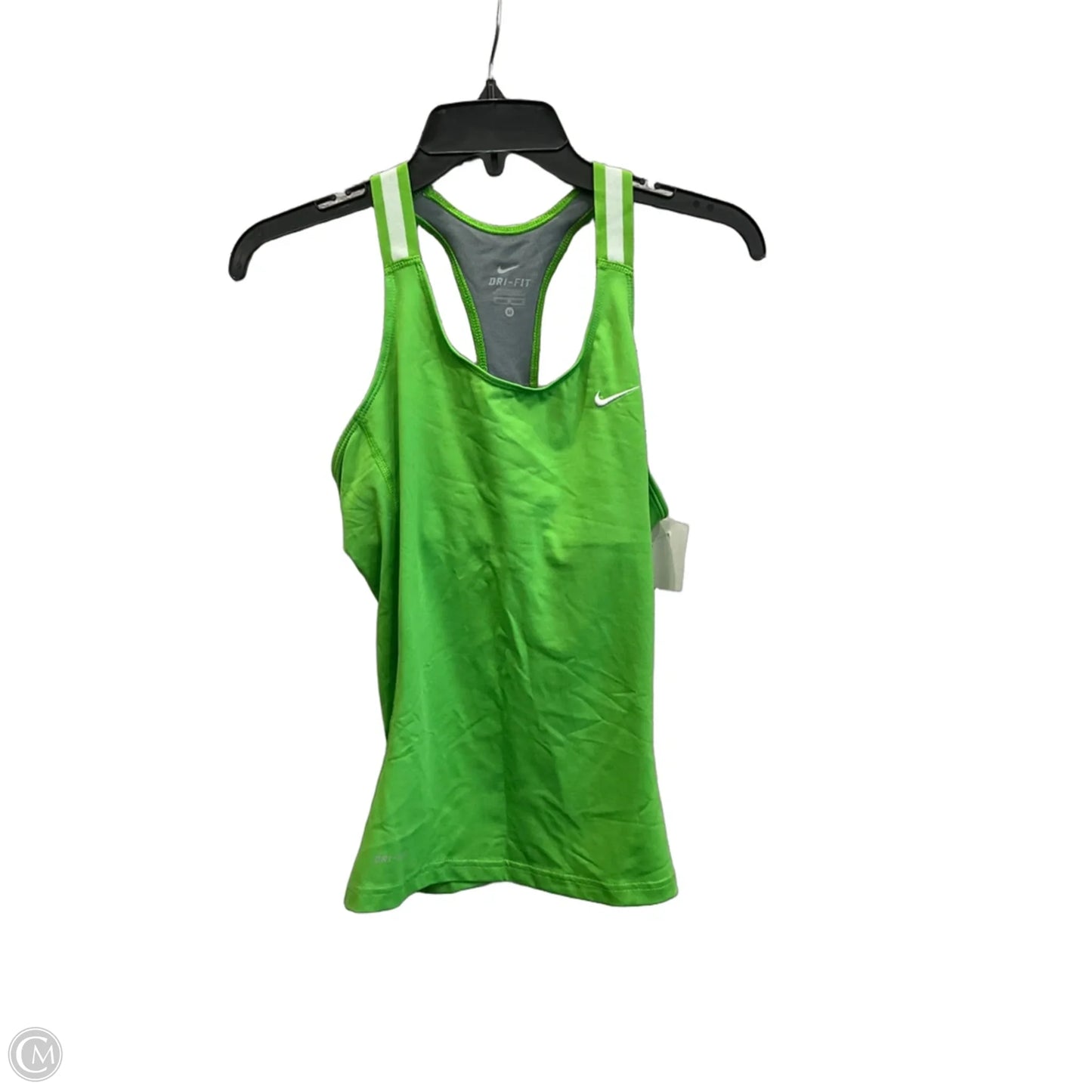 Athletic Tank Top By Nike Apparel In Green, Size: M