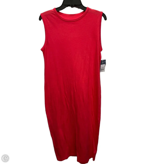 Dress Casual Midi By Universal Thread In Pink, Size: S