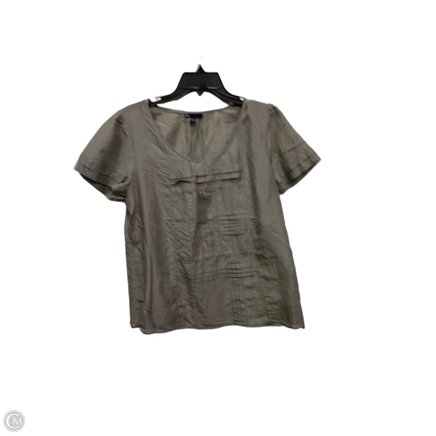 Top Short Sleeve By Gap In Grey, Size: L