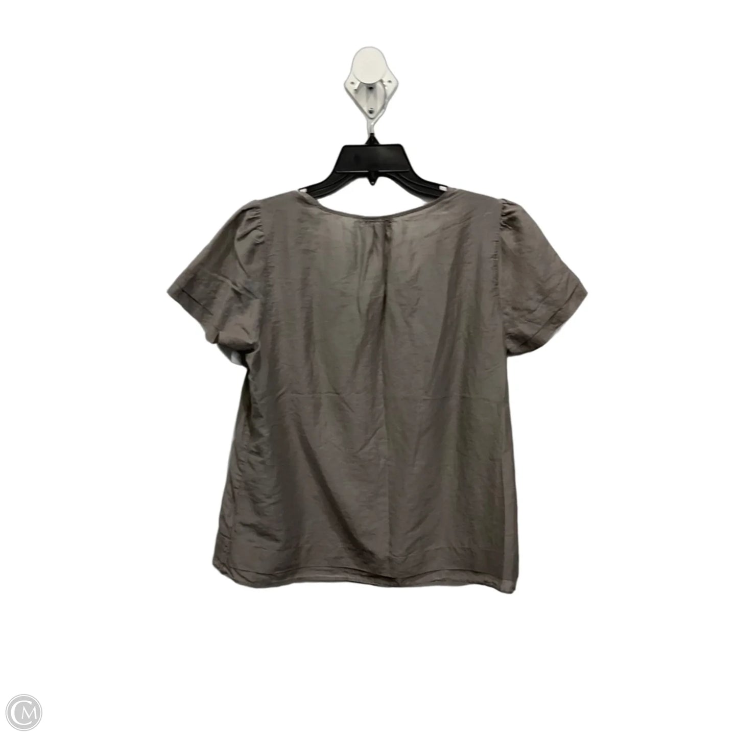 Top Short Sleeve By Gap In Grey, Size: L