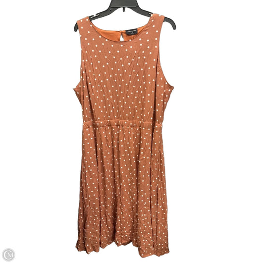 Dress Casual Maxi By Lane Bryant In Orange, Size: 20