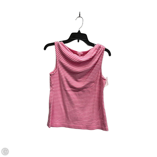 Top Sleeveless Designer By Lilly Pulitzer In Pink, Size: M