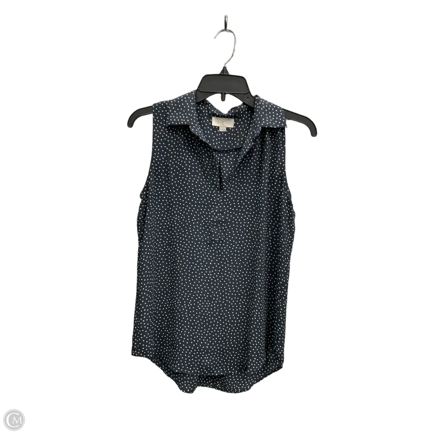 Top Sleeveless By Loft In Grey, Size: Xs