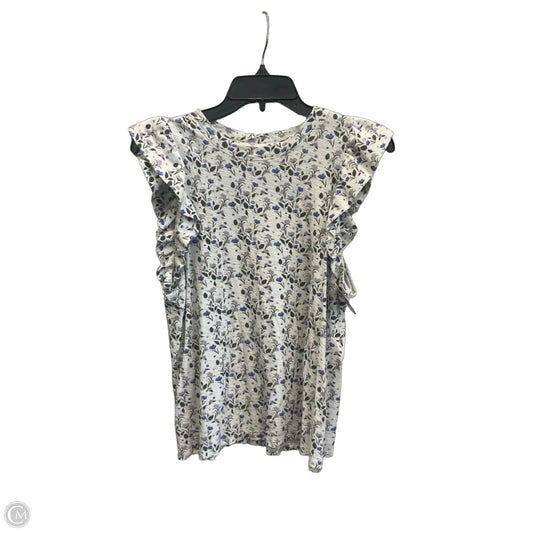 Top Short Sleeve By Nation In White, Size: M