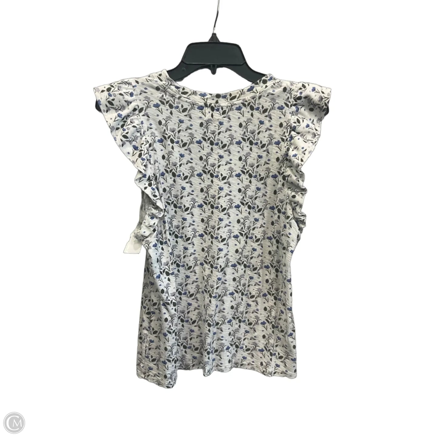 Top Short Sleeve By Nation In White, Size: M