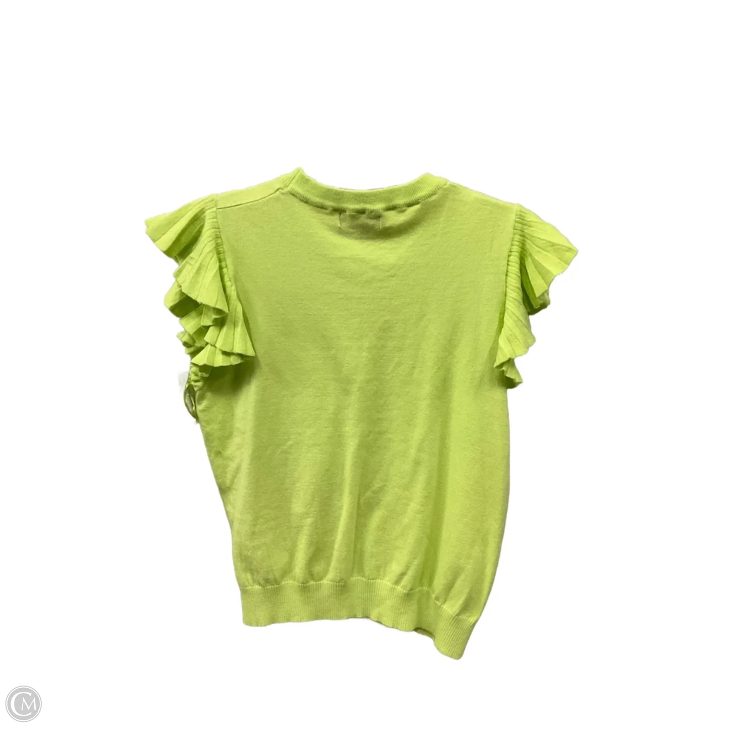 Sweater Short Sleeve By Clothes Mentor In Green, Size: L
