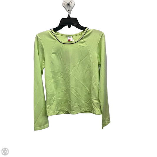 Athletic Top Long Sleeve Crewneck By Avia In Green, Size: M