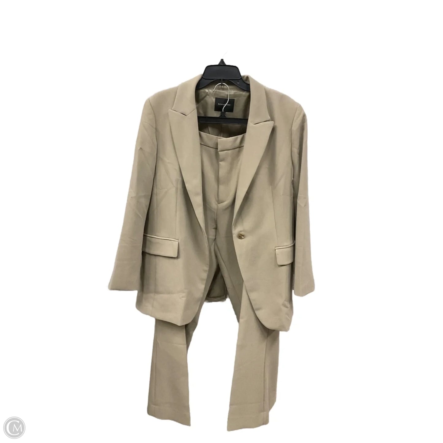 Pants Suit 2pc By Banana Republic In Tan, Size: 16