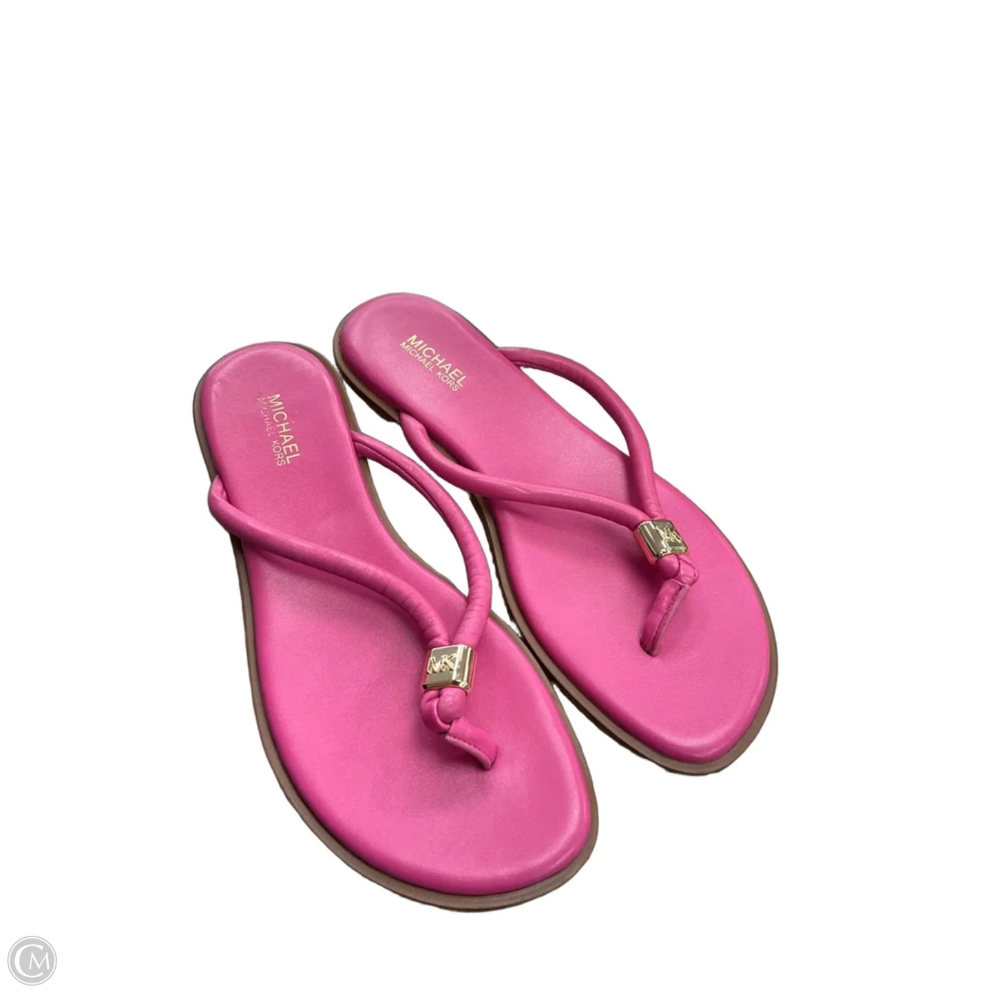 Sandals Flats By Michael By Michael Kors In Pink, Size: 6.5