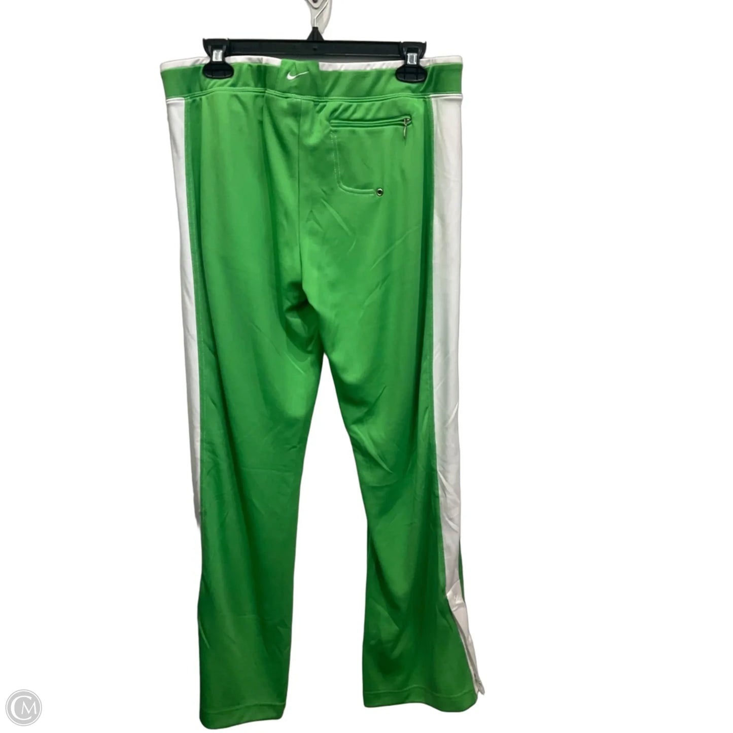 Athletic Pants By Nike Apparel In Green, Size: L