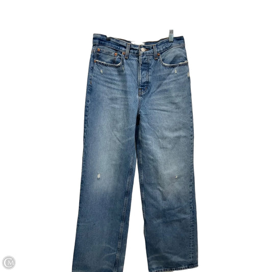 Jeans Straight By Madewell In Blue Denim, Size: 2
