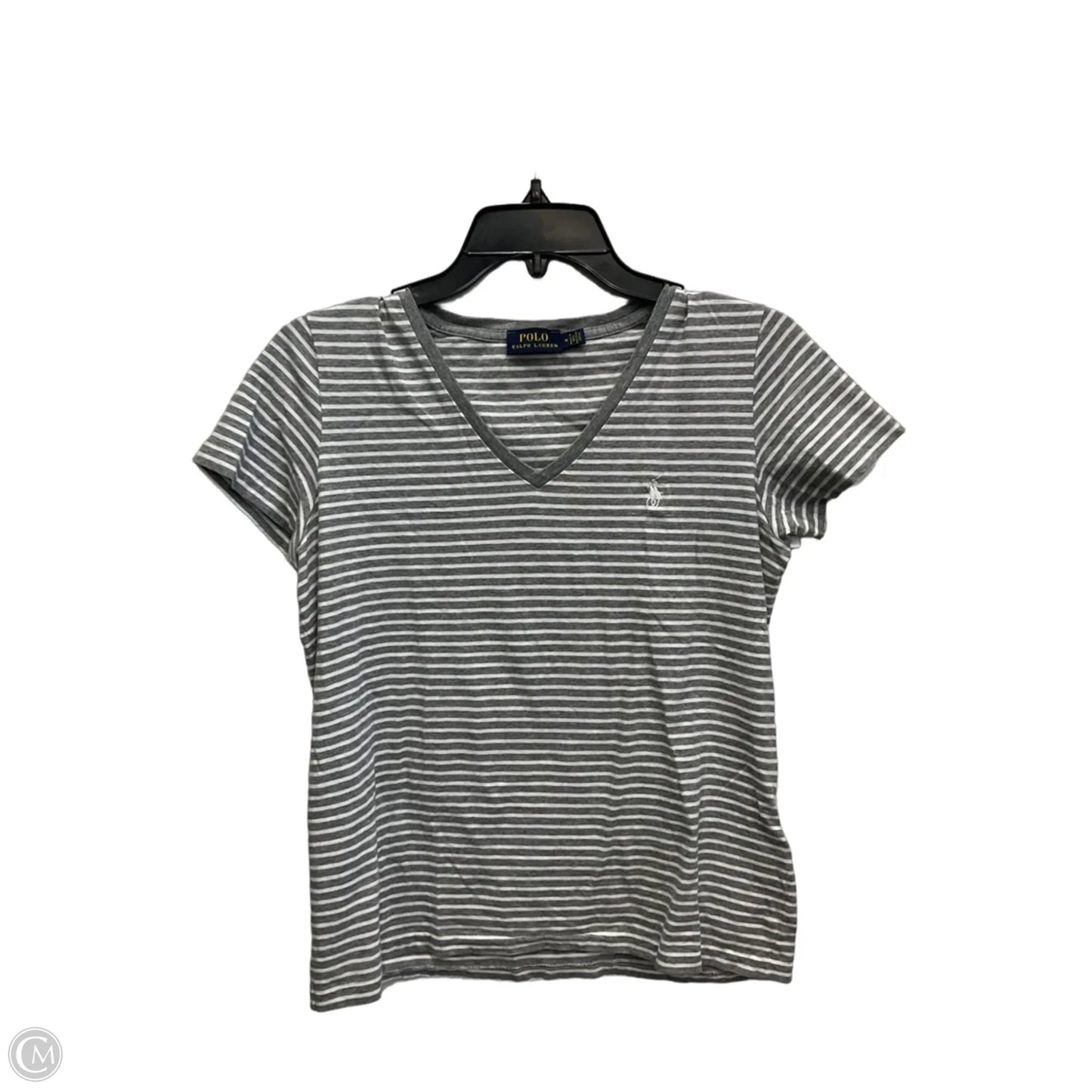 Top Short Sleeve Basic By Polo Ralph Lauren In Grey, Size: M