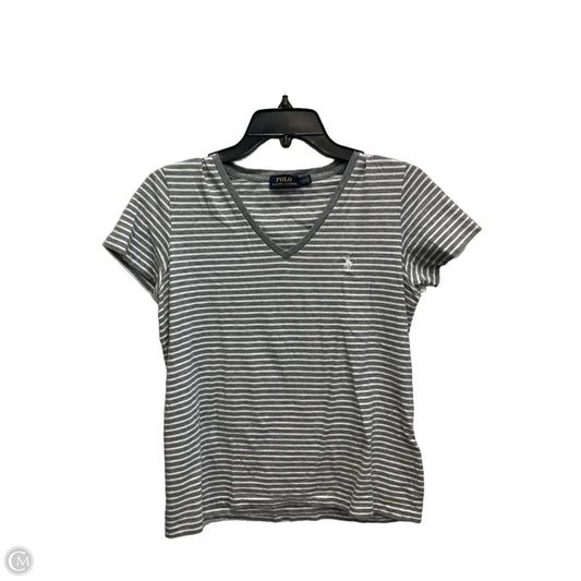 Top Short Sleeve Basic By Polo Ralph Lauren In Grey, Size: M