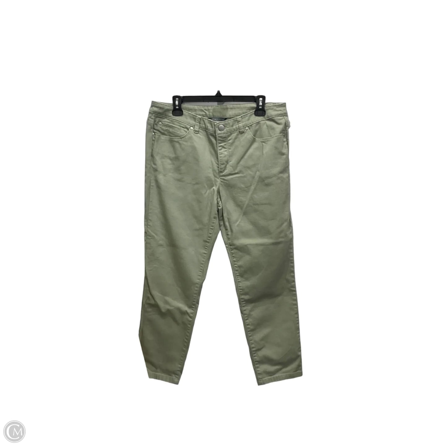 Jeans Skinny By Christopher And Banks In Green Denim, Size: 12