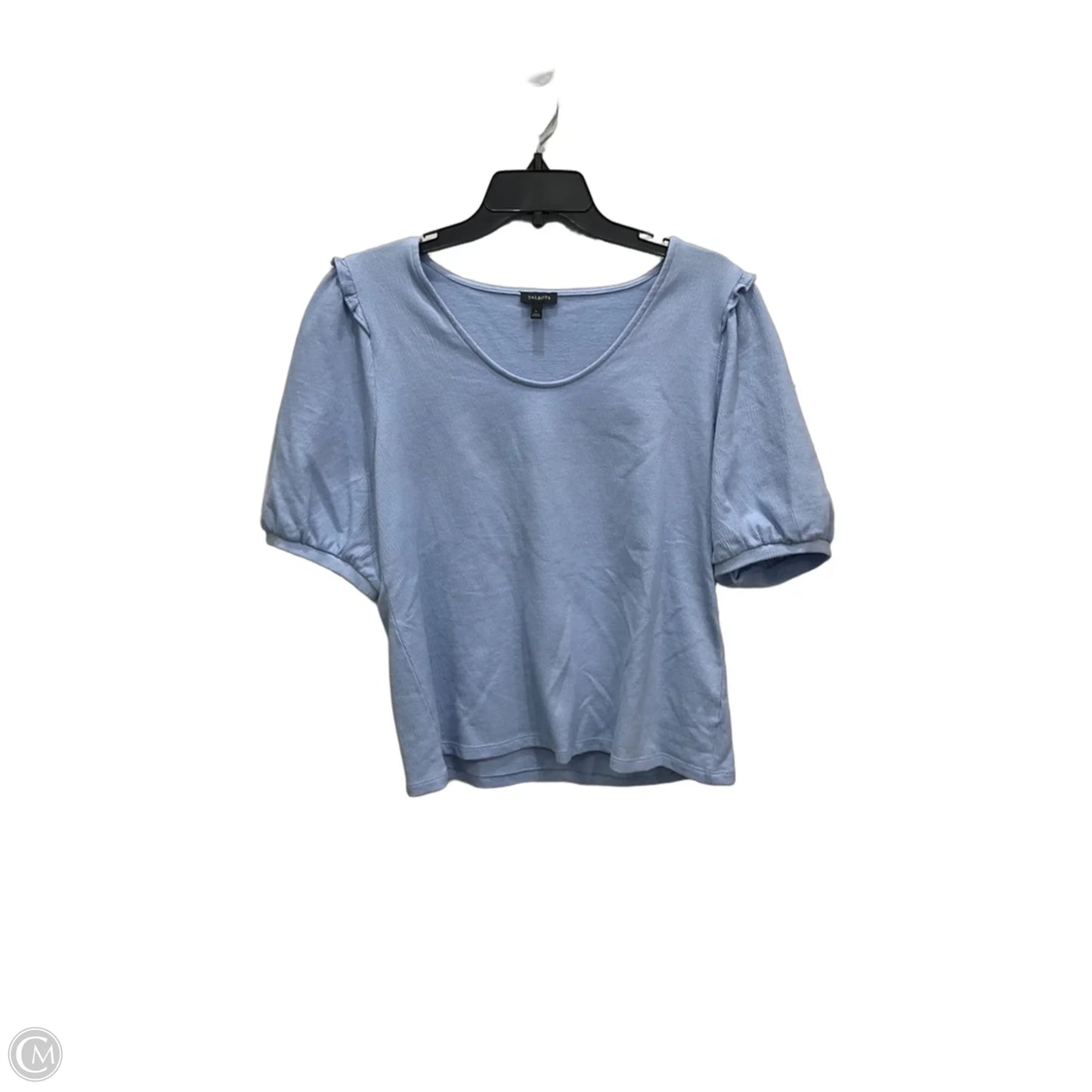Top Short Sleeve By Talbots In Blue, Size: L