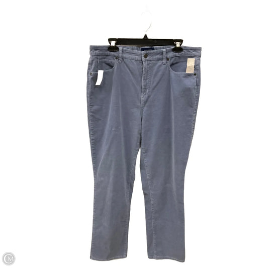 Pants Corduroy By Talbots In Blue, Size: 14