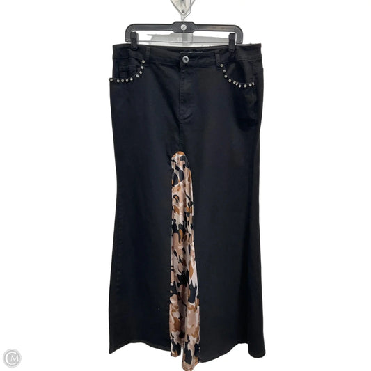 Skirt Maxi By Ashley Stewart In Black, Size: 14