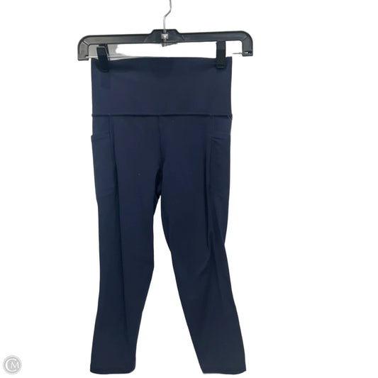 Athletic Capris By Athleta In Blue, Size: Xs