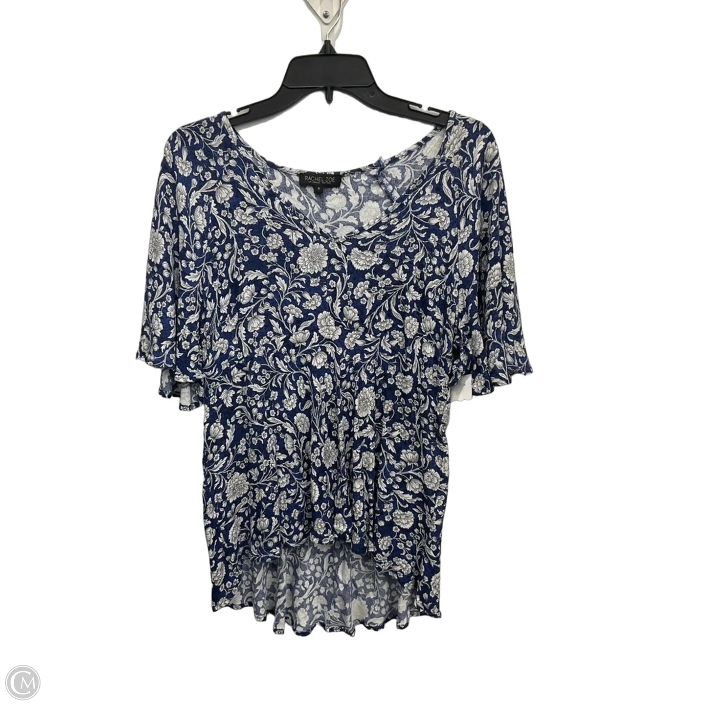 Top Short Sleeve By Rachel Zoe In Blue, Size: S