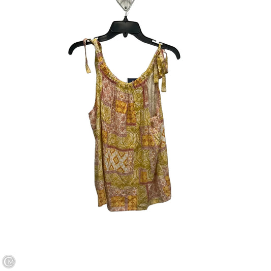 Top Sleeveless By Clothes Mentor In Yellow, Size: Xs
