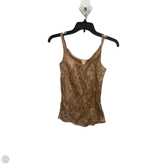 Top Sleeveless By J. Crew In Taupe, Size: Xs