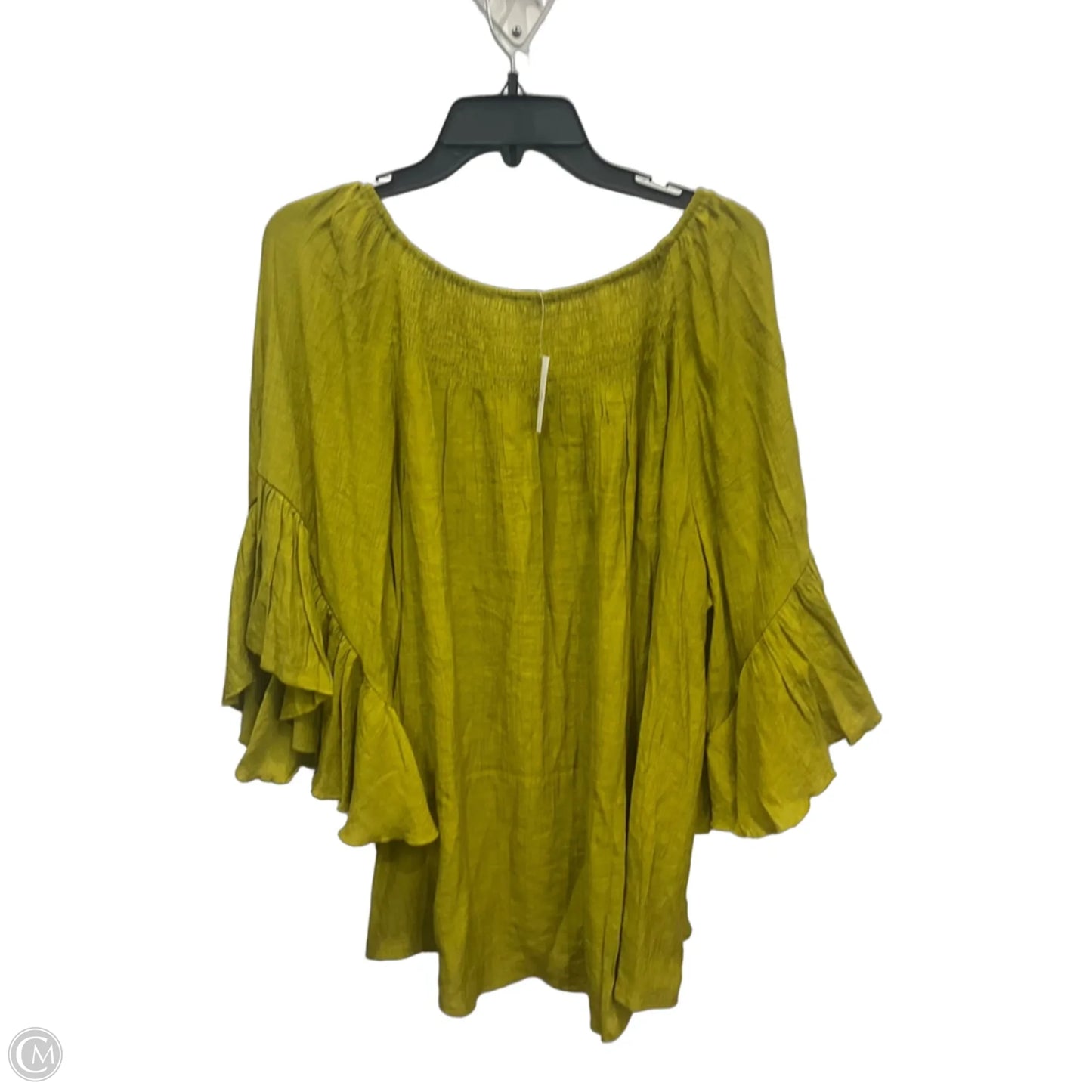 Top 3/4 Sleeve By Cato In Green, Size: 2x
