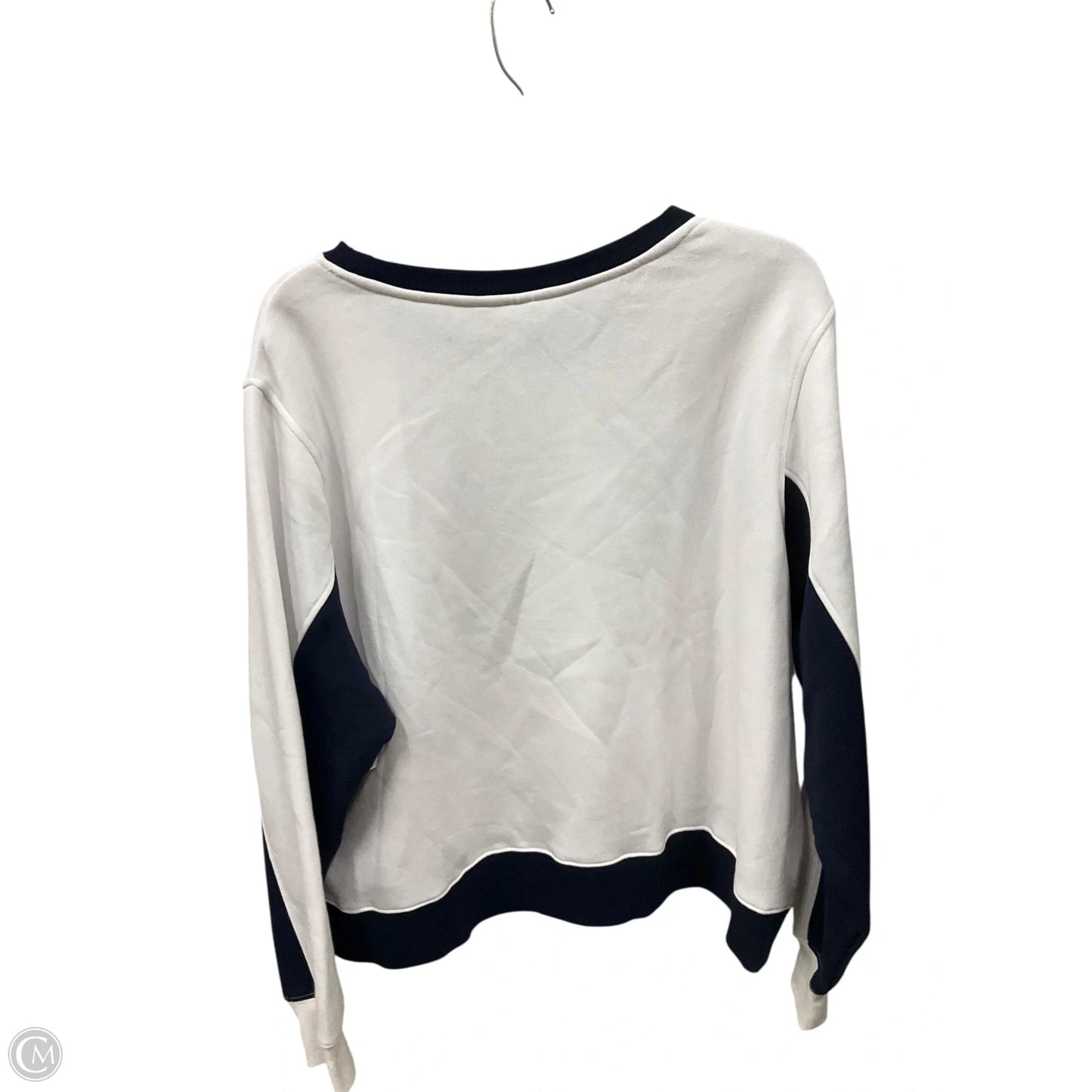 Athletic Top Long Sleeve Crewneck By Fila In White, Size: Xxl