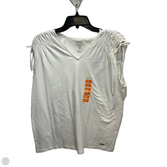 Top Sleeveless By Jones New York In White, Size: M