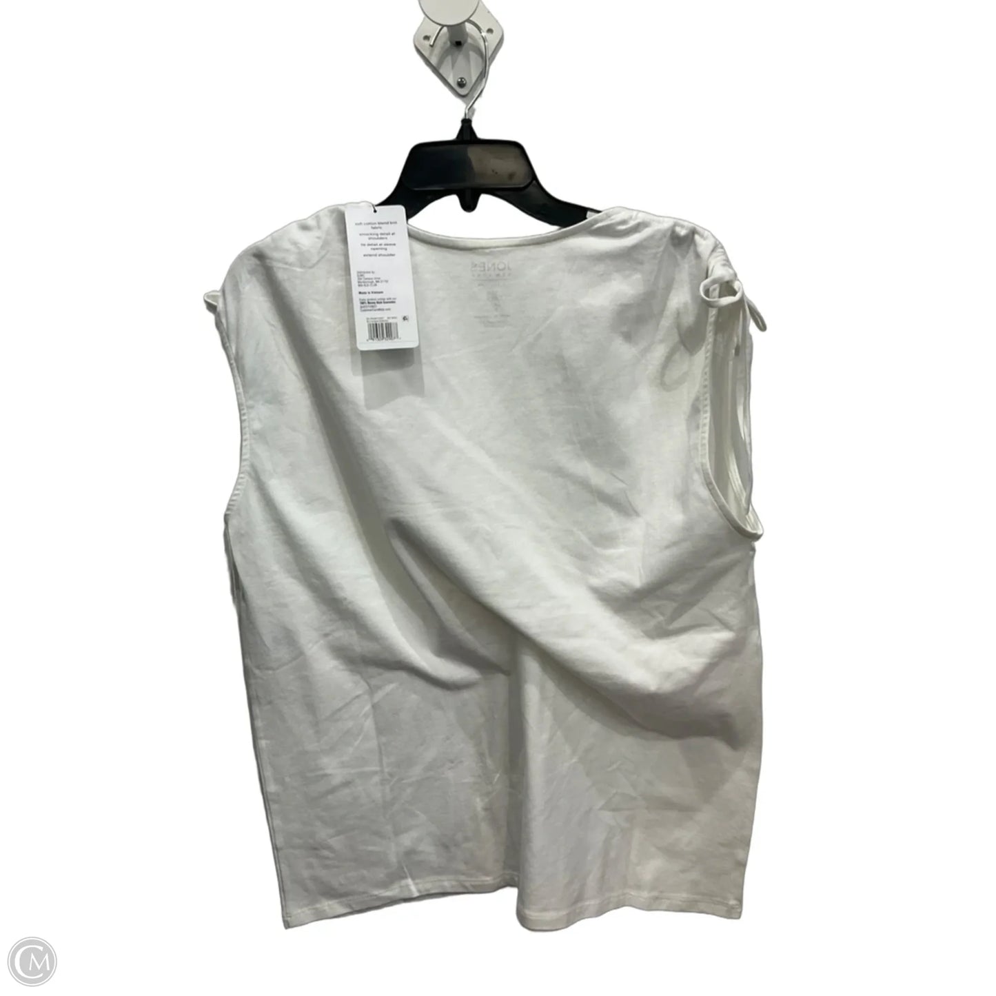 Top Sleeveless By Jones New York In White, Size: M