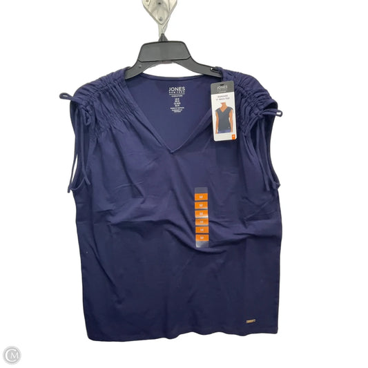 Top Sleeveless By Jones New York In Navy, Size: M