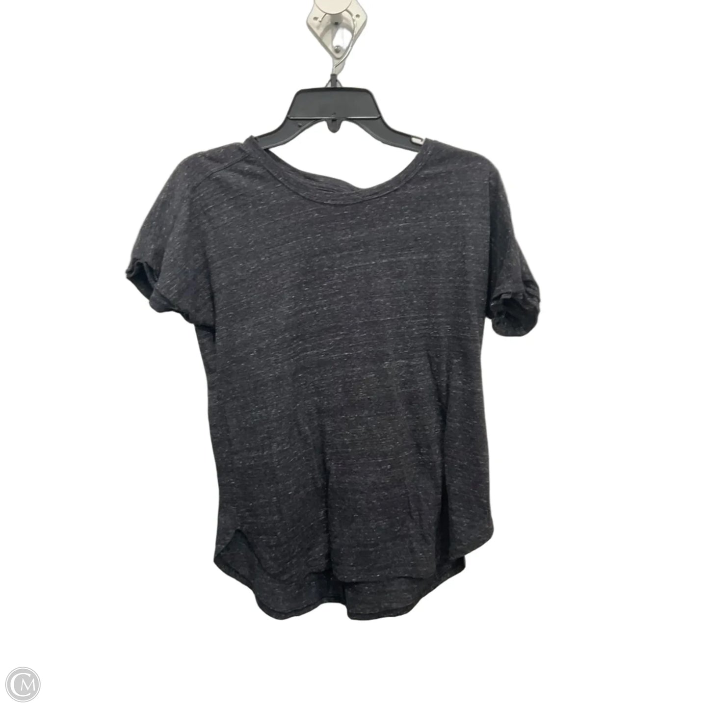 Athletic Top Short Sleeve By Athletic Works In Grey, Size: M