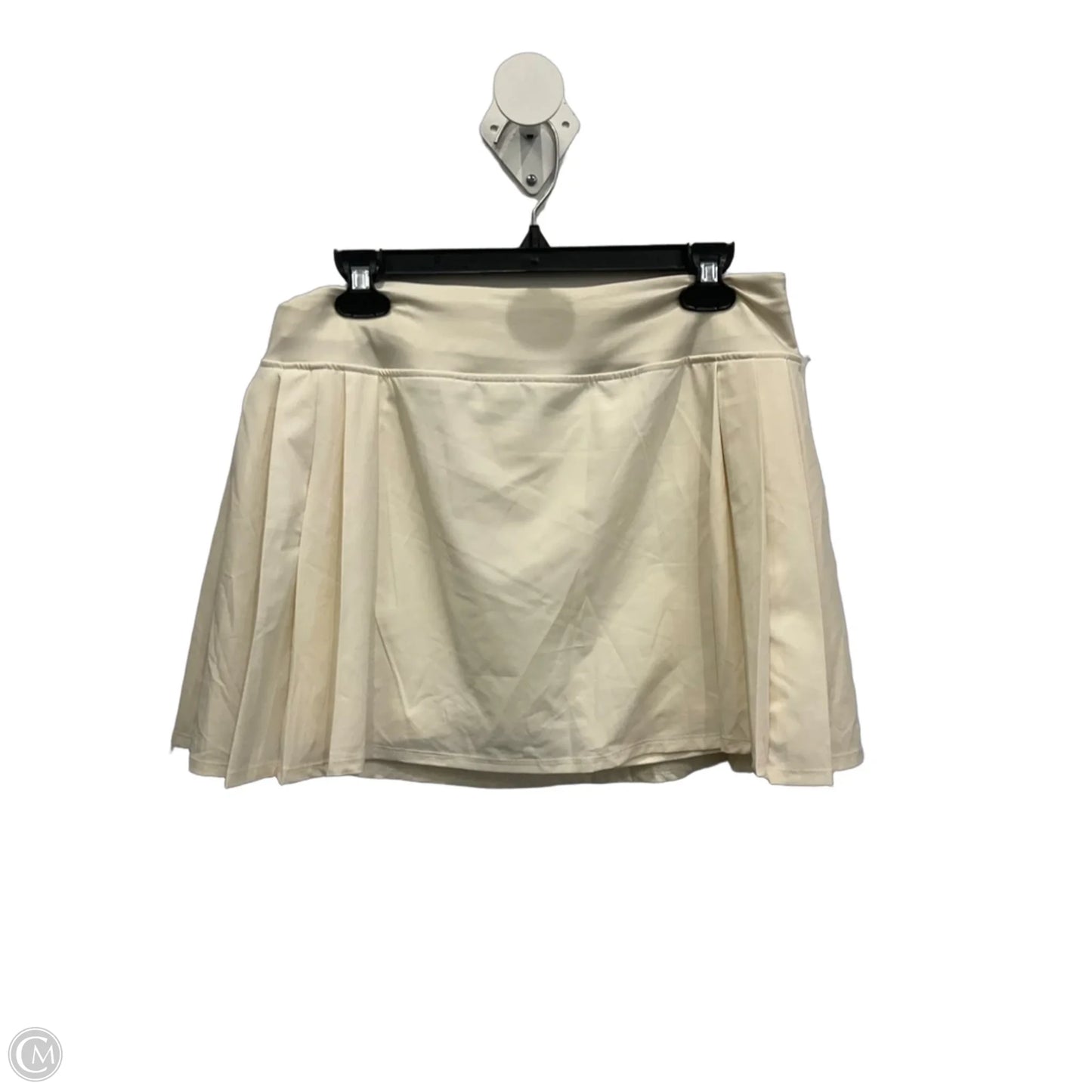 Athletic Skirt By Crane In Cream, Size: M