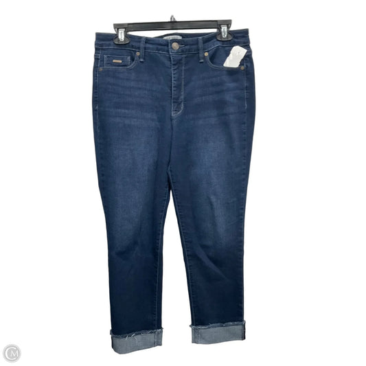 Jeans Cropped By Nine West In Blue Denim, Size: 10
