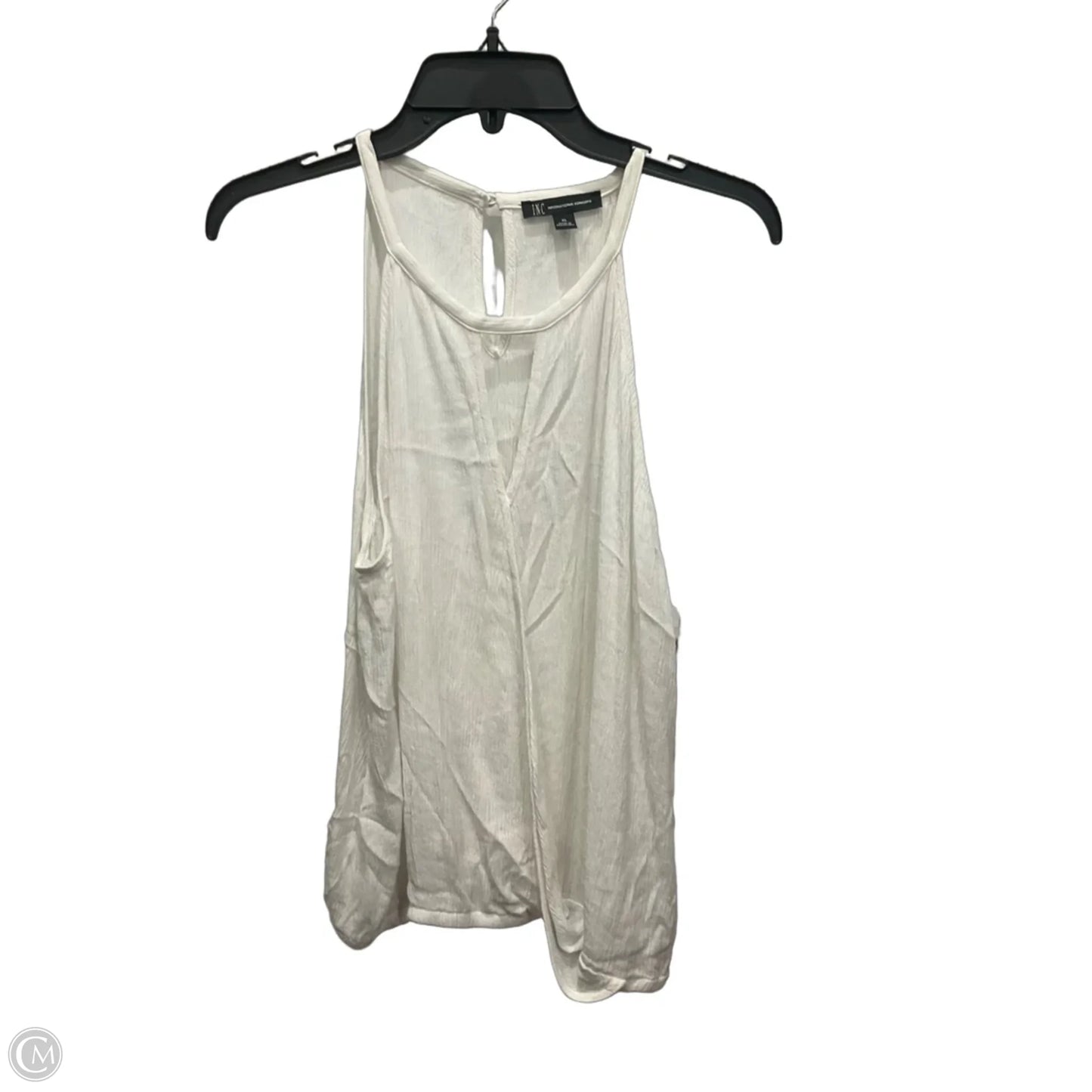 Top Sleeveless By Inc In White, Size: Xl