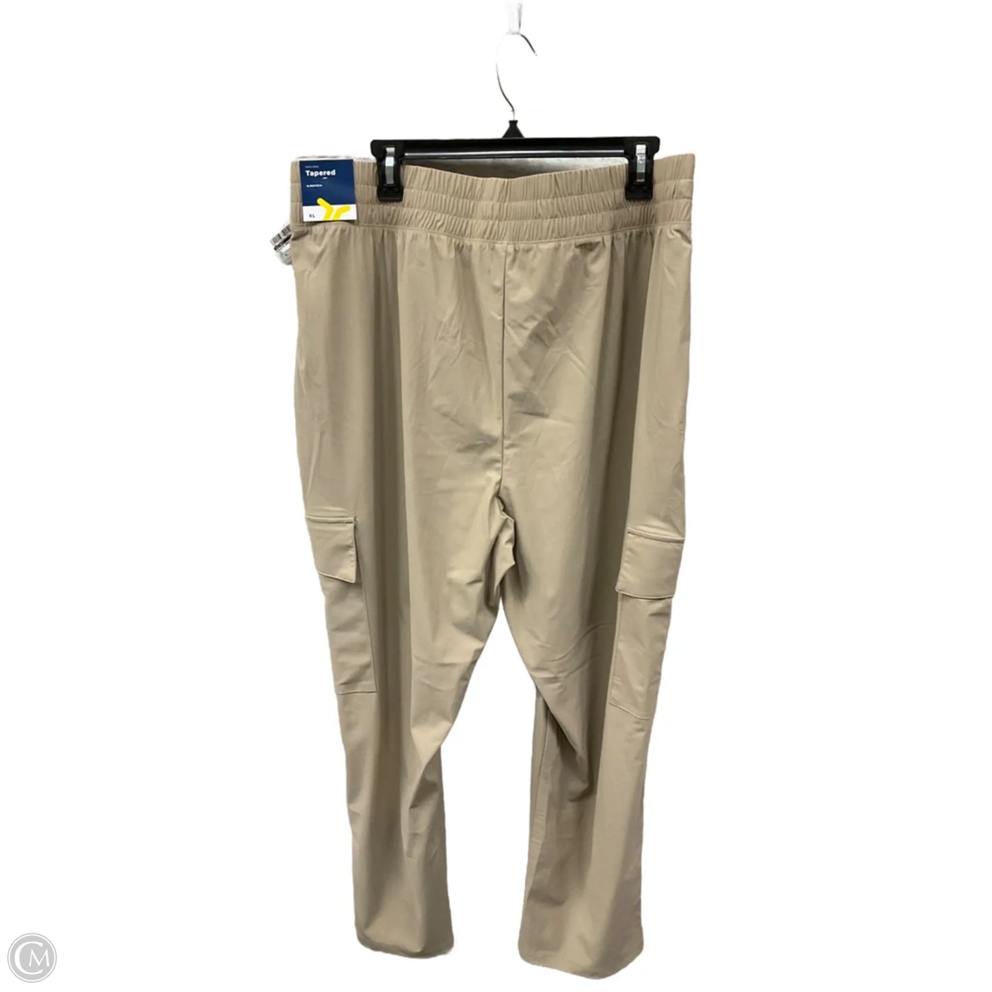Athletic Pants By Old Navy In Tan, Size: Xl