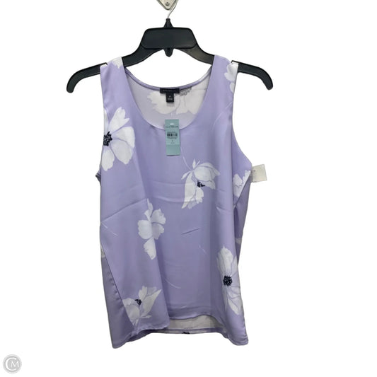 Top Sleeveless By Ann Taylor In Purple, Size: Sp