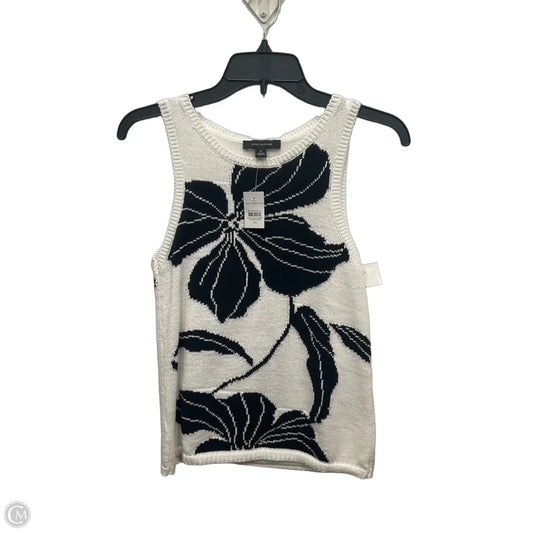 Top Sleeveless By Ann Taylor In White, Size: Xs