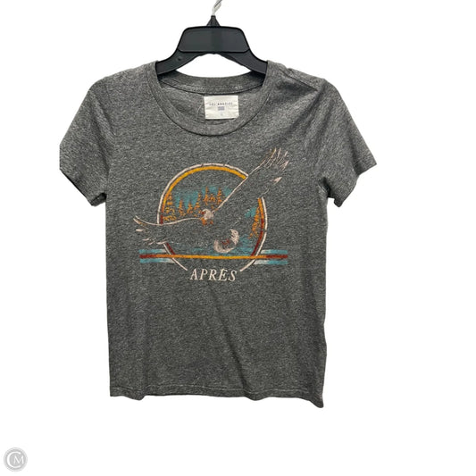 Top Short Sleeve By Sol Angeles In Grey, Size: Xs