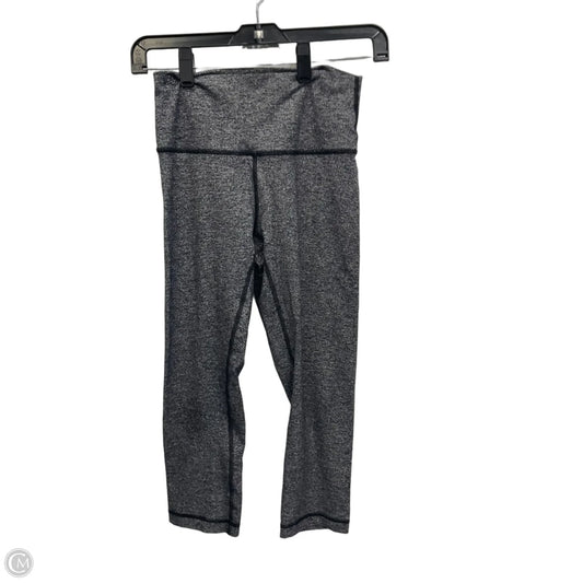 Athletic Capris By Lululemon In Grey, Size: S