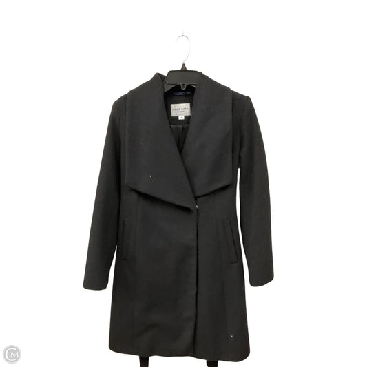 Coat Wool By Cole-haan In Black, Size: S