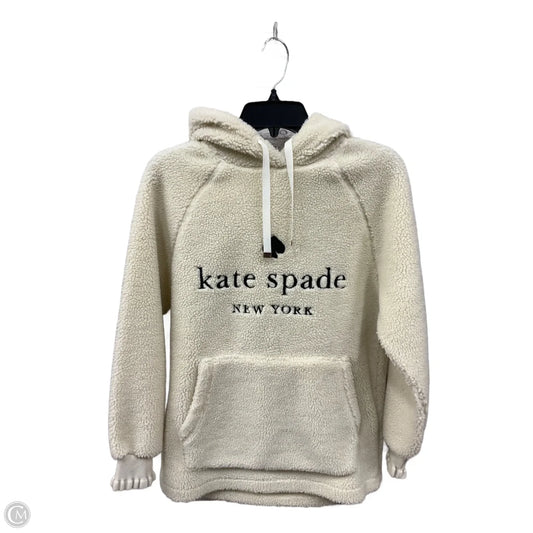 Sweatshirt Designer By Kate Spade In Cream, Size: Xs