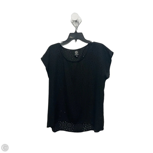 Top Short Sleeve By Bobeau In Black, Size: M