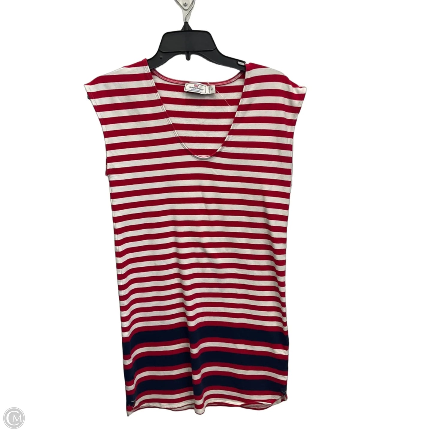 Dress Casual Midi By Vineyard Vines In Striped Pattern, Size: Xxs